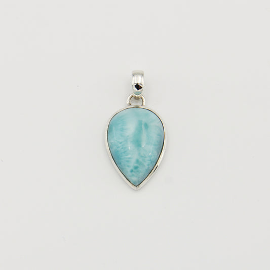 Larimar Pear Sterling Pendant : 210000021062