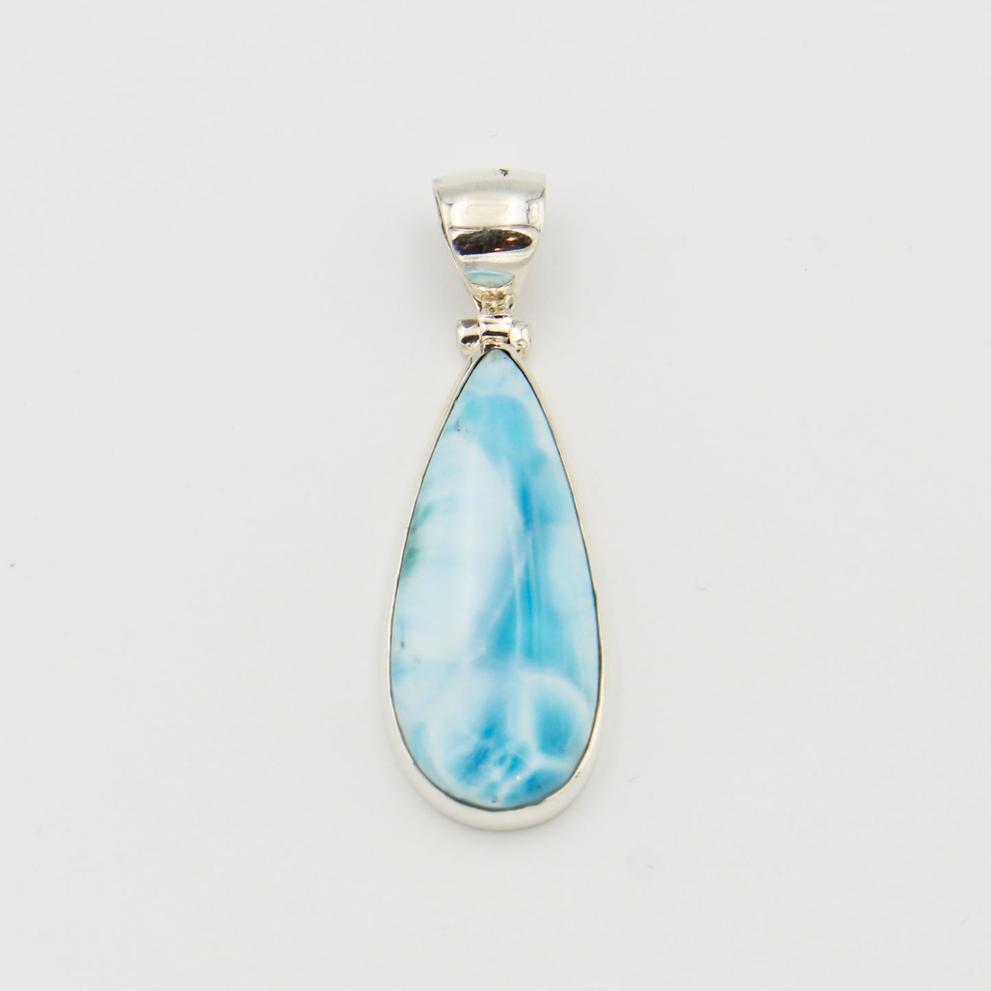 Larimar Large Pear Sterling Pendant : 210000021190