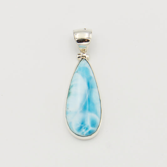 Larimar Large Pear Sterling Pendant : 210000021190
