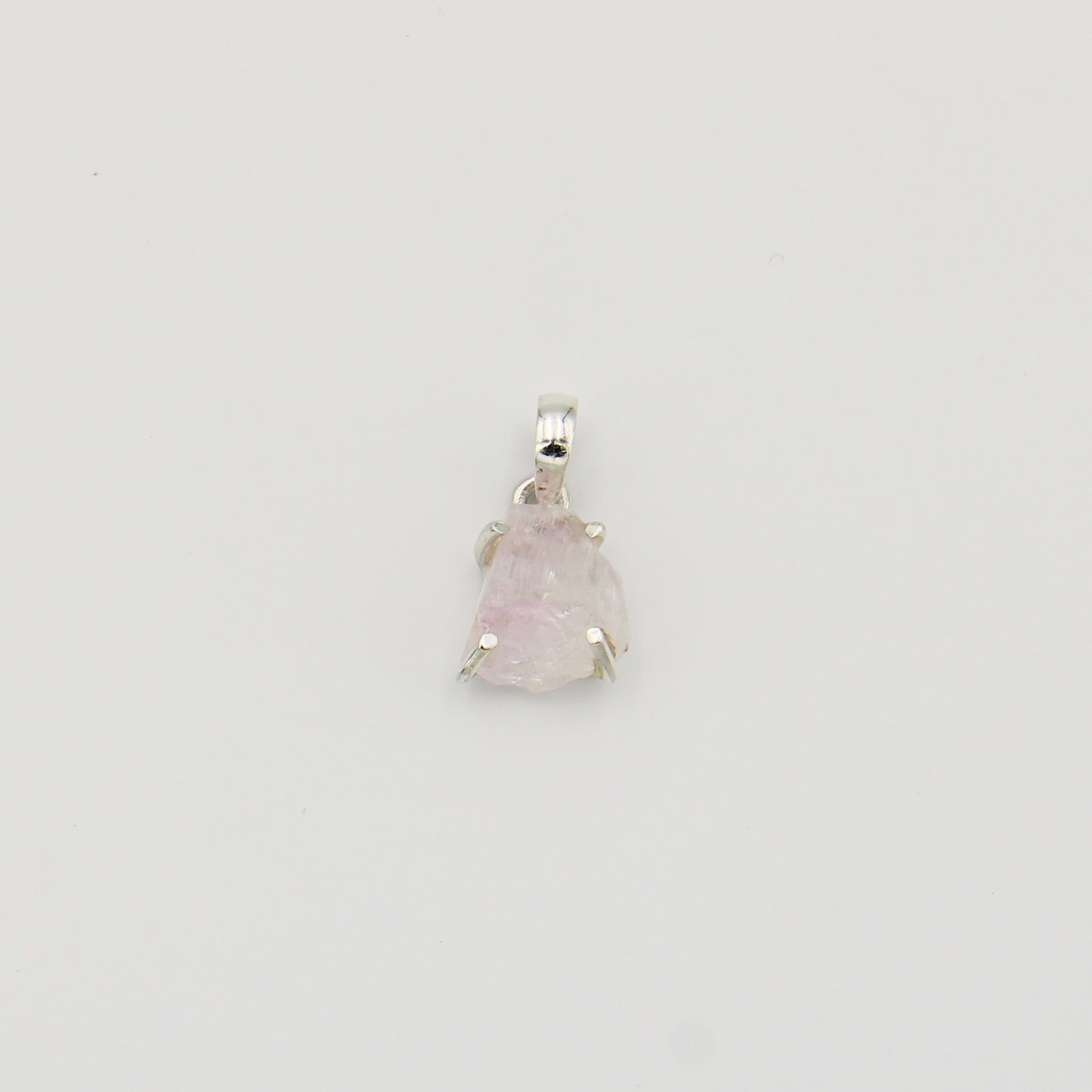 Kunzite Rough Sterling Pendant : 210000020736