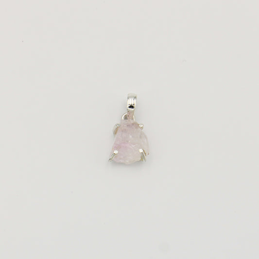 Kunzite Rough Sterling Pendant : 210000020736
