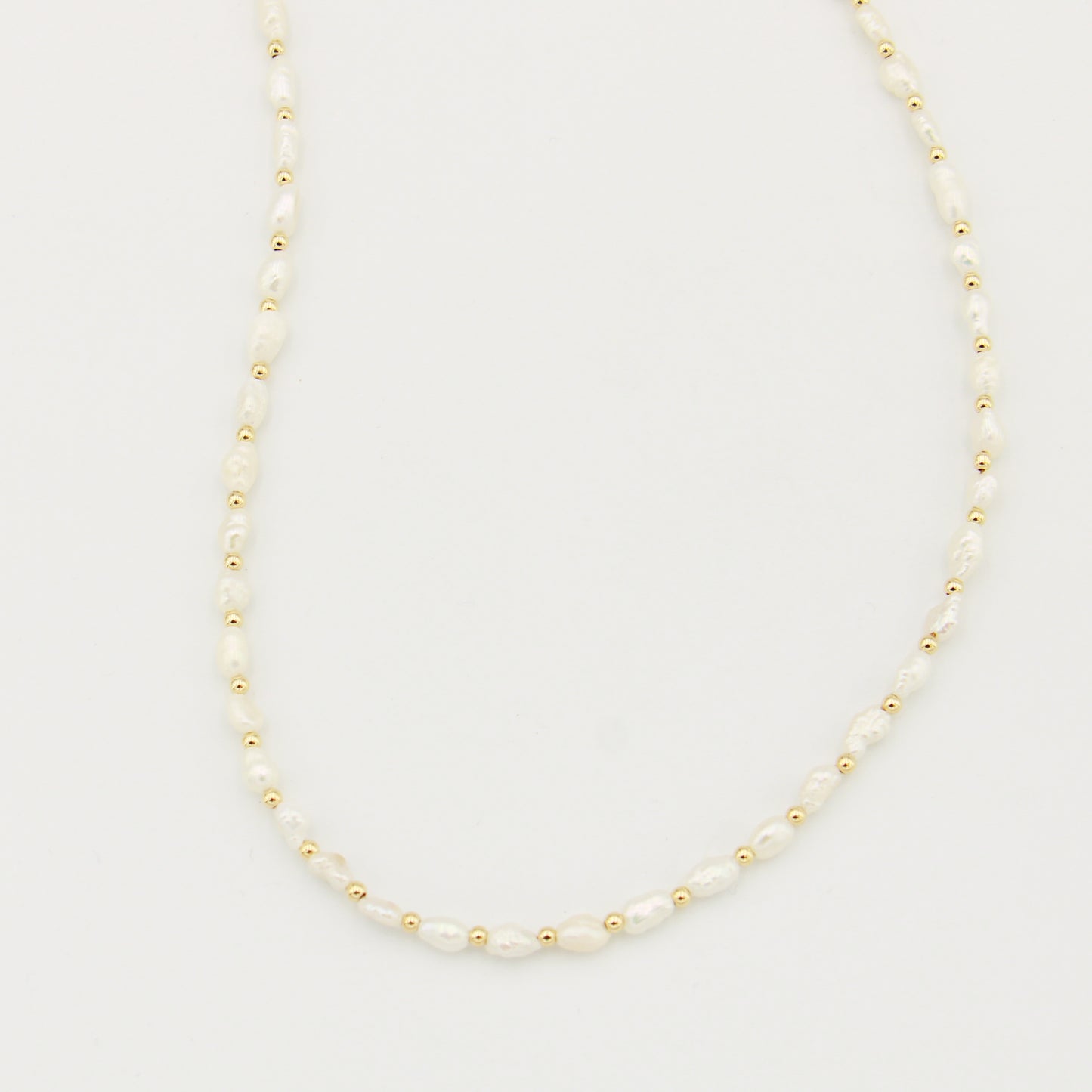 Freshwater Pearl & Beads GF Necklace Adj
