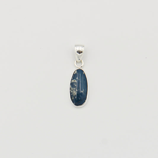Leland Blue Oval Sterling Pendant