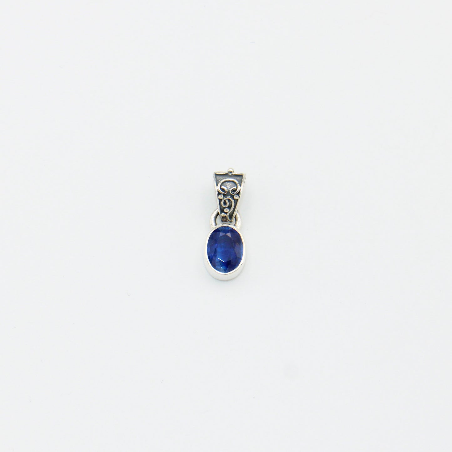 Kyanite Oval Sterling Pendant