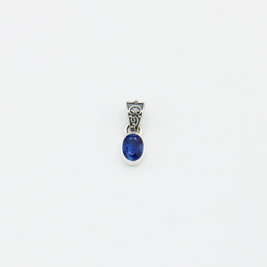 Kyanite Oval Sterling Pendant