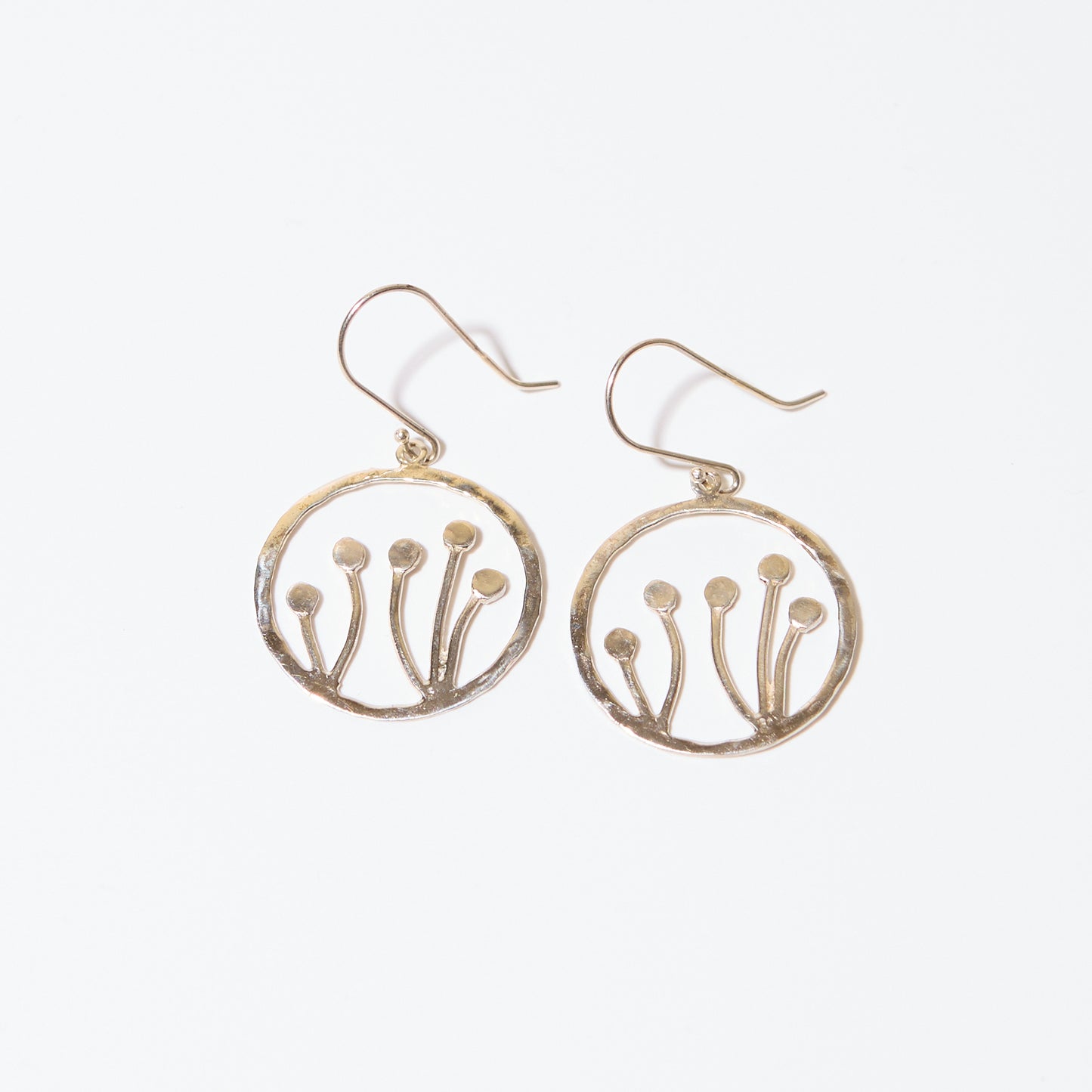Sterling Flower Garden Earrings