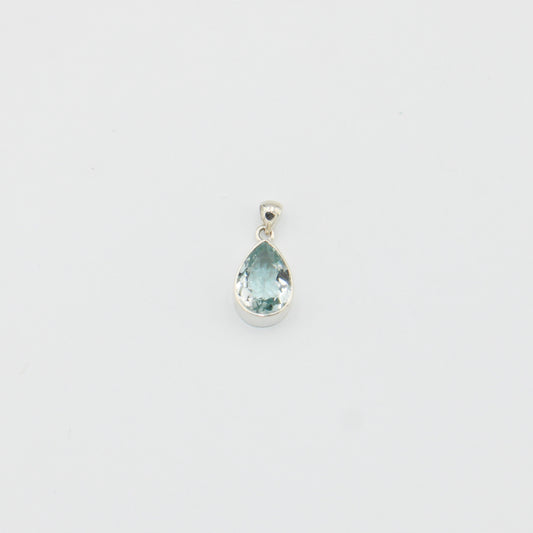 Light Blue Topaz Teardrop Pendant