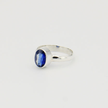Kyanite Oval Faceted Ring 7
