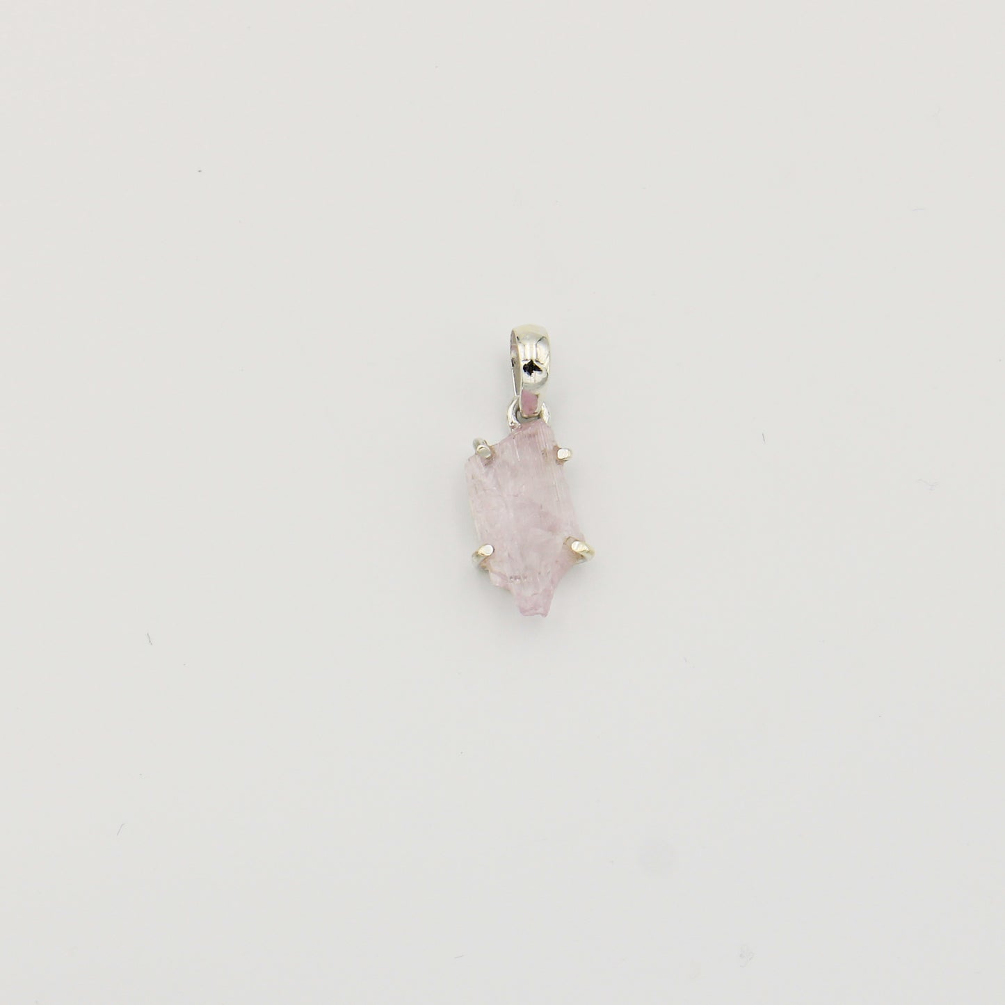 Kunzite Rough Sterling Pendant : 210000020735