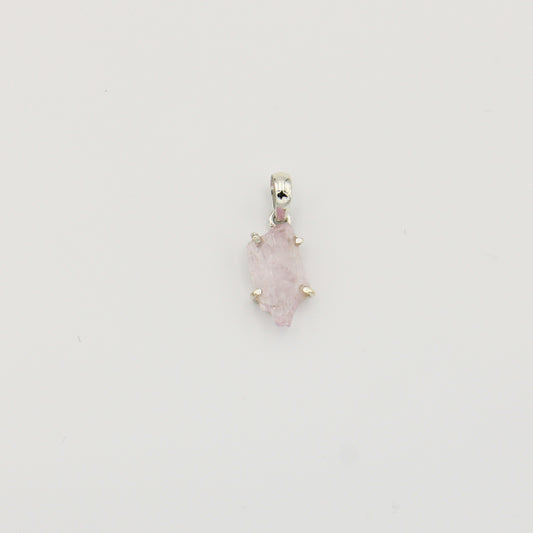 Kunzite Rough Sterling Pendant : 210000020735