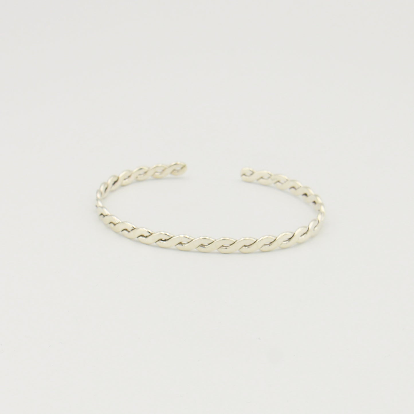 Sterling Silver Twist Cuff