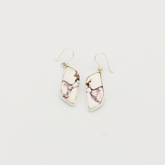 Wild Horse Leaf Sterling Earrings